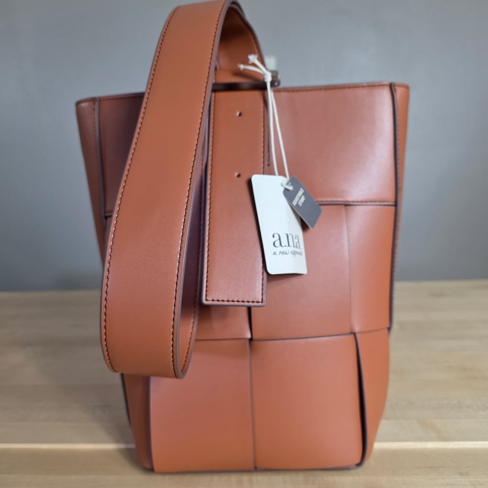Brown Leather Tote Bag